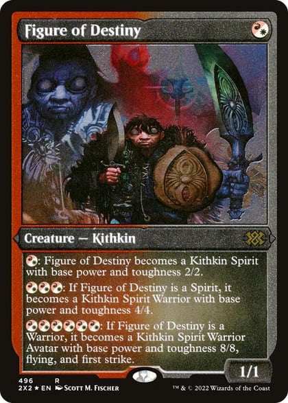 Figure of Destiny (Foil Etched), Double Masters 2022 496