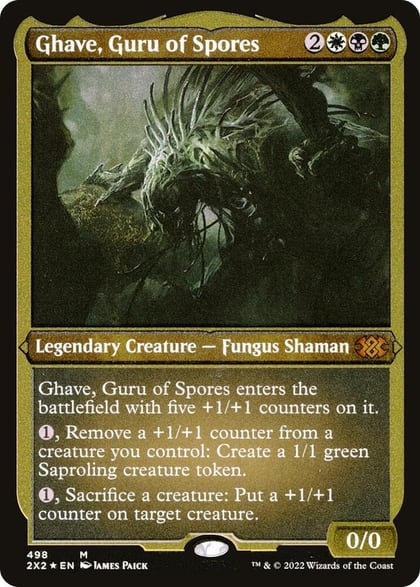 Ghave, Guru of Spores (Foil Etched), Double Masters 2022 498