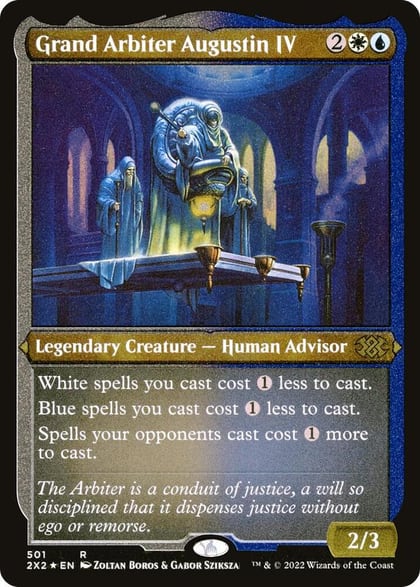 Grand Arbiter Augustin IV (Foil Etched), Double Masters 2022 501