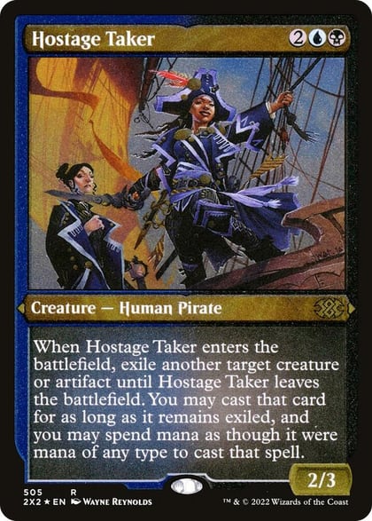 Hostage Taker (Foil Etched), Double Masters 2022 505