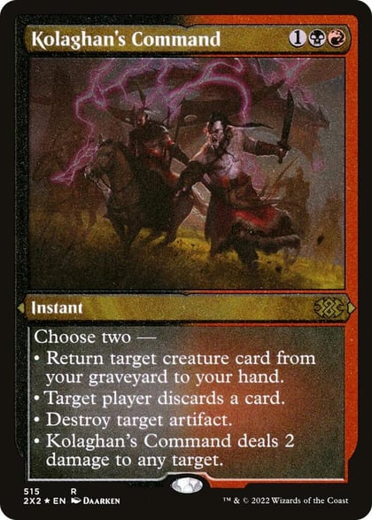 Kolaghan's Command (Foil Etched), Double Masters 2022 515