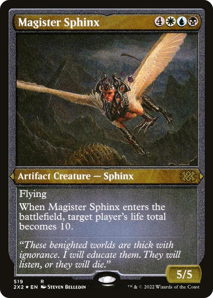 Magister Sphinx (Foil Etched), Double Masters 2022 519