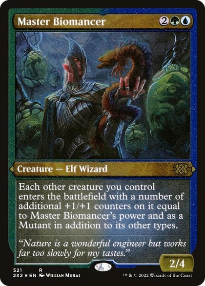 Master Biomancer (Foil Etched), Double Masters 2022 521