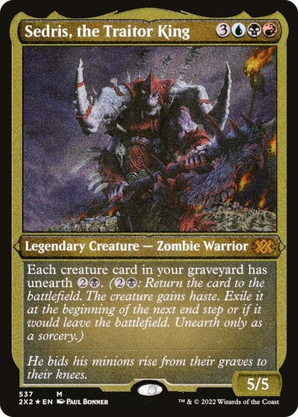 Sedris, the Traitor King (Foil Etched), Double Masters 2022 537