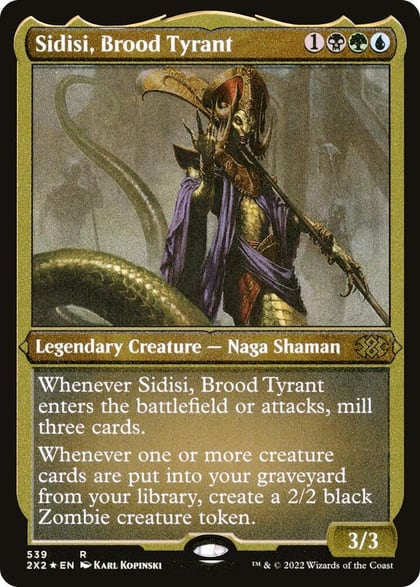 Sidisi, Brood Tyrant (Foil Etched), Double Masters 2022 539