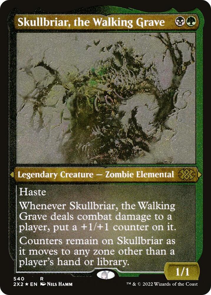 Skullbriar, the Walking Grave (Foil Etched), Double Masters 2022 540