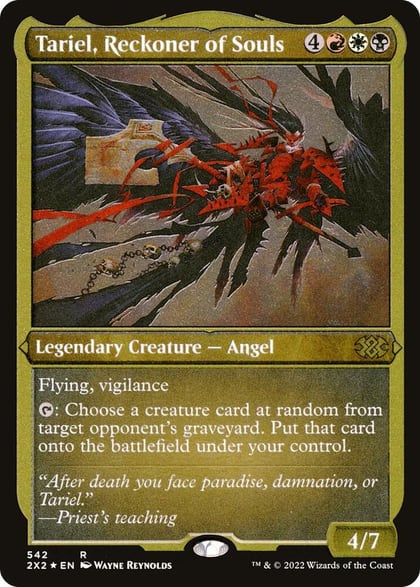 Tariel, Reckoner of Souls (Foil Etched), Double Masters 2022 542