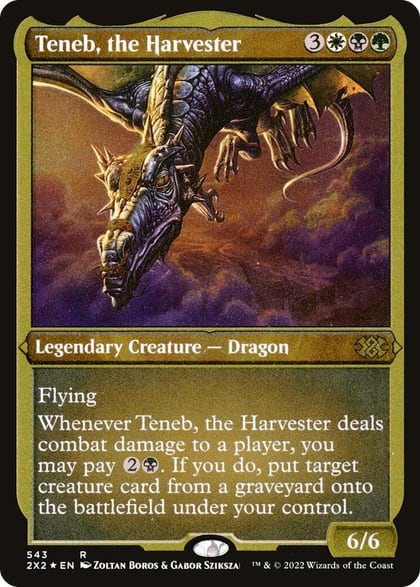 Teneb, the Harvester (Foil Etched), Double Masters 2022 543