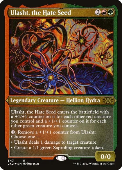 Ulasht, the Hate Seed (Foil Etched), Double Masters 2022 547