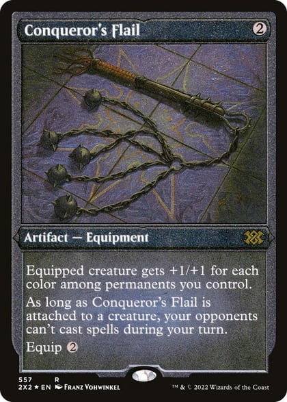 Conqueror's Flail (Foil Etched), Double Masters 2022 557
