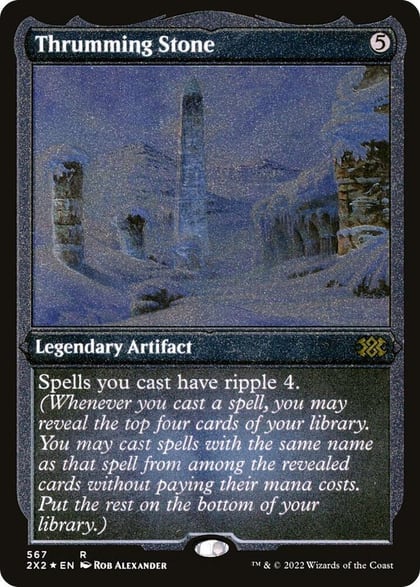 Thrumming Stone (Foil Etched), Double Masters 2022 567