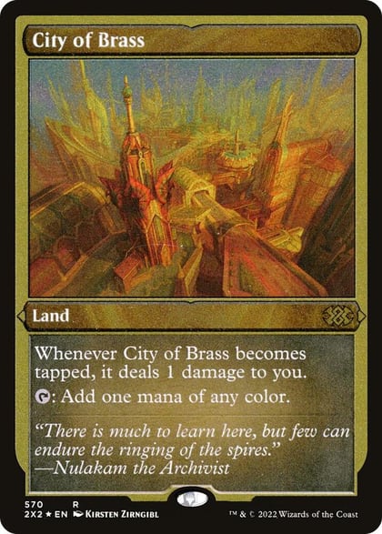 City of Brass (Foil Etched), Double Masters 2022 570