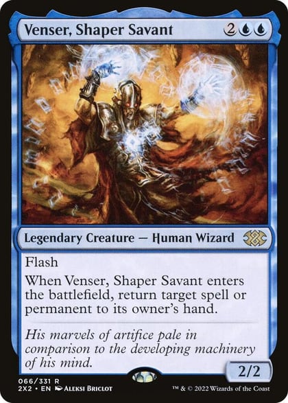 Venser, Shaper Savant, Double Masters 2022 66