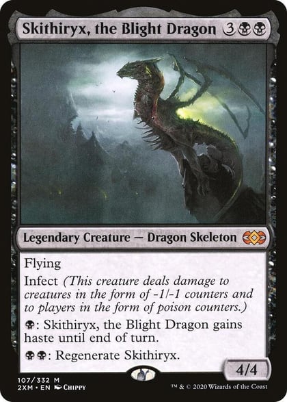 Skithiryx, the Blight Dragon, Double Masters 107