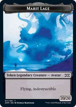 Marit Lage // Saproling Double-Sided Token, Double Masters 11 // 17