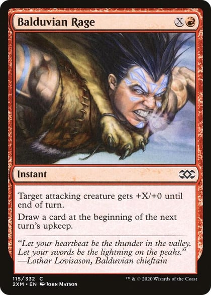 Balduvian Rage, Double Masters 115