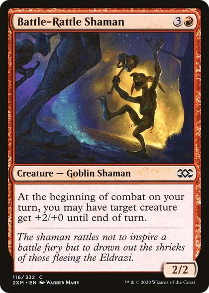 Battle-Rattle Shaman, Double Masters 116