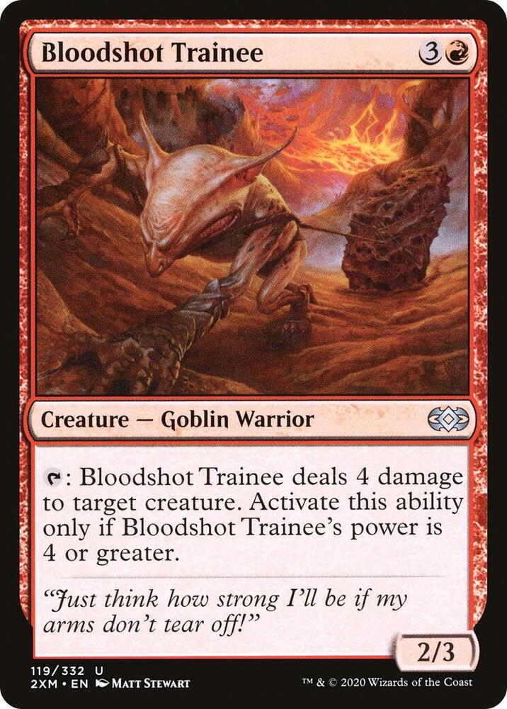 Bloodshot Trainee, Double Masters 119