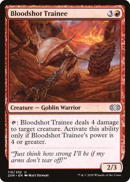 Bloodshot Trainee, Double Masters 119