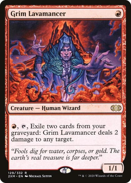 Grim Lavamancer, Double Masters 129