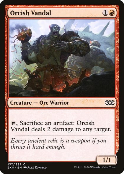 Orcish Vandal, Double Masters 137