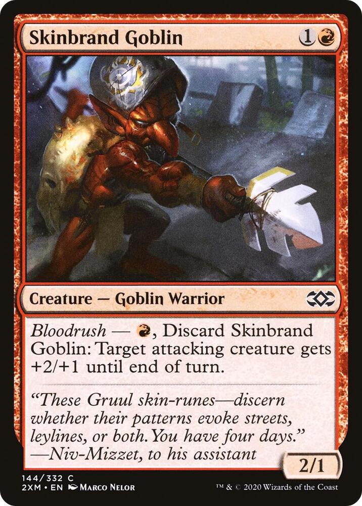 Skinbrand Goblin, Double Masters 144