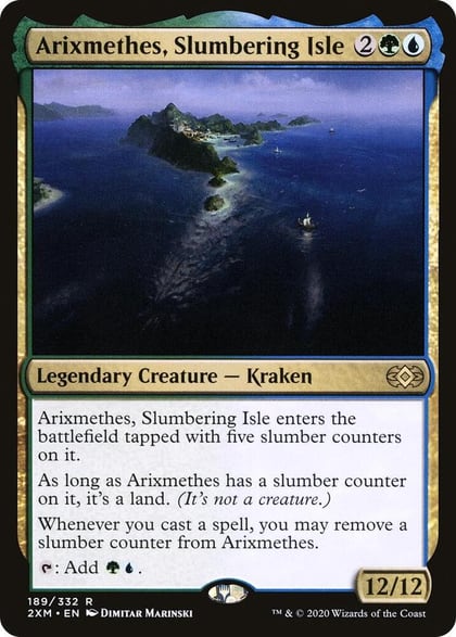 Arixmethes, Slumbering Isle, Double Masters 189
