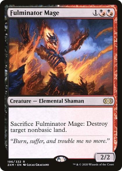 Fulminator Mage, Double Masters 196