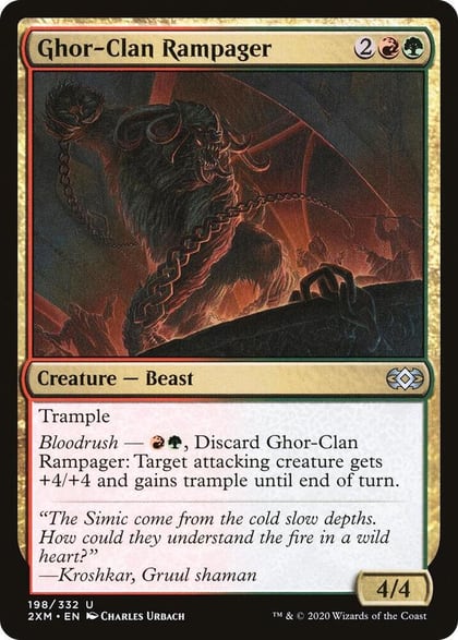 Ghor-Clan Rampager, Double Masters 198
