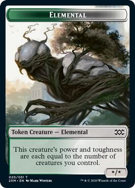 Elemental Token, Double Masters 20