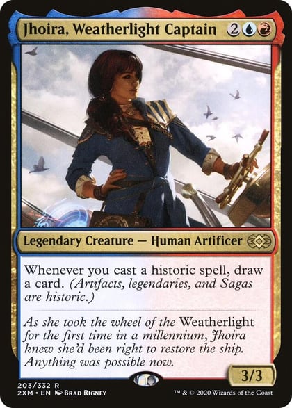 Jhoira, Weatherlight Captain, Double Masters 203