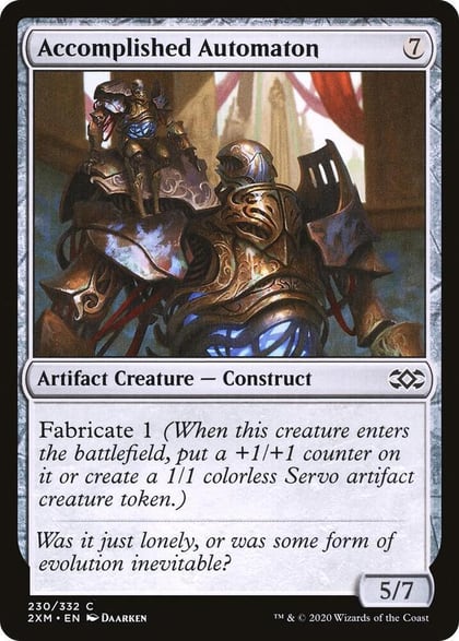 Accomplished Automaton, Double Masters 230