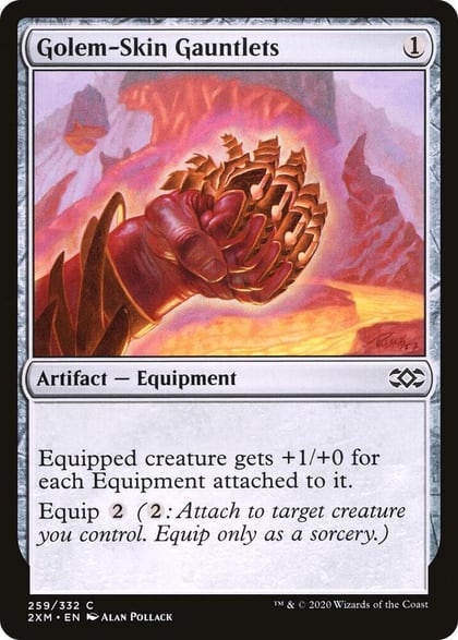 Golem-Skin Gauntlets, Double Masters 259