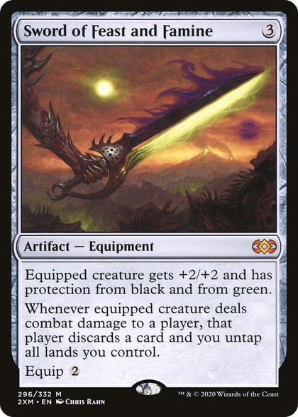 Sword of Feast and Famine, Double Masters 296