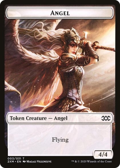 Angel // Human Soldier Double-Sided Token, Double Masters 3 // 5