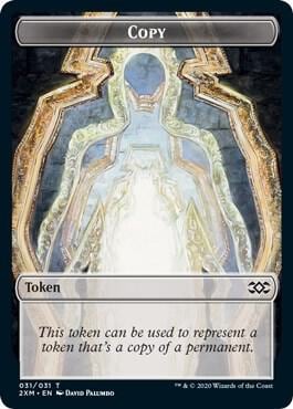 Copy // Elf Warrior Double-Sided Token, Double Masters 31 // 21
