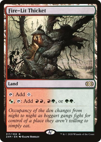 Fire-Lit Thicket, Double Masters 317