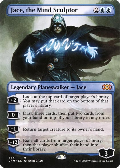 Jace, the Mind Sculptor (Borderless), Double Masters 334