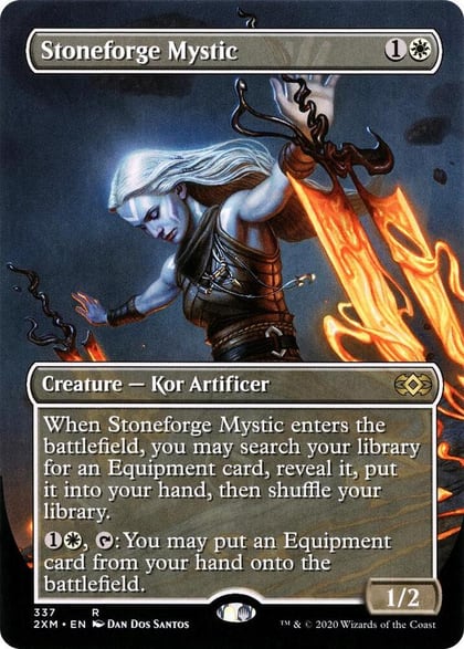 Stoneforge Mystic (Borderless), Double Masters 337