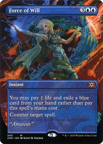 Force of Will (Borderless), Double Masters 340