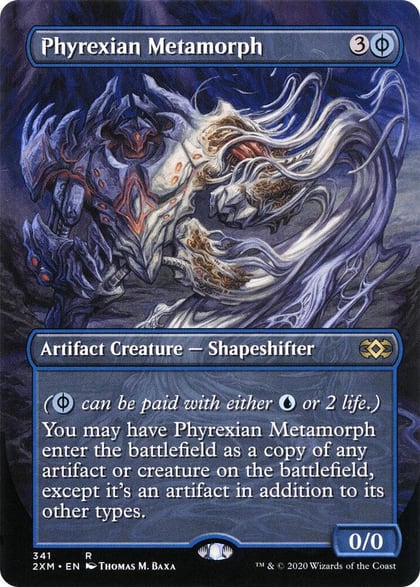 Phyrexian Metamorph (Borderless), Double Masters 341