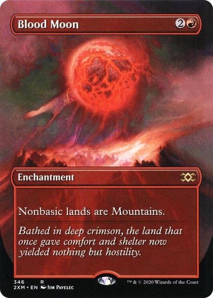 Blood Moon (Borderless), Double Masters 346