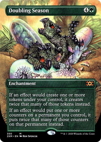 Doubling Season (Borderless), Double Masters 350