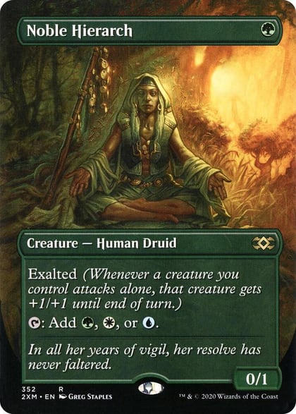 Noble Hierarch (Borderless), Double Masters 352