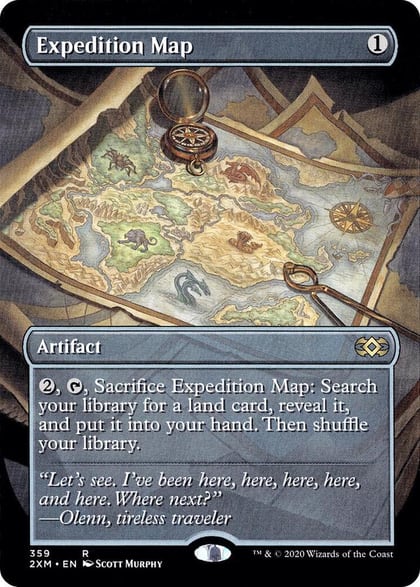 Expedition Map (Borderless), Double Masters 359
