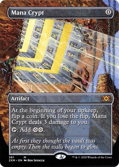 Mana Crypt (Borderless), Double Masters 361