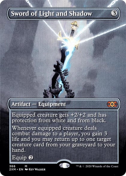Sword of Light and Shadow (Borderless), Double Masters 366