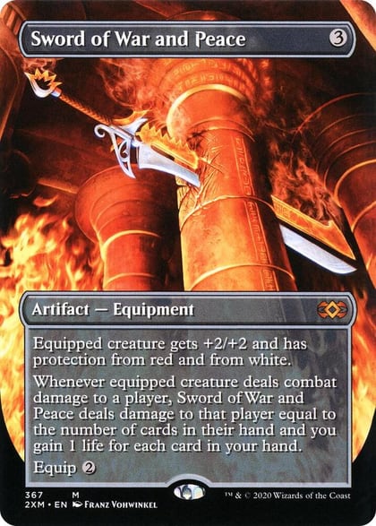 Sword of War and Peace (Borderless), Double Masters 367