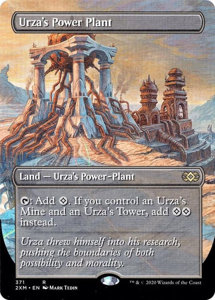 Urza's Power Plant (Borderless), Double Masters 371