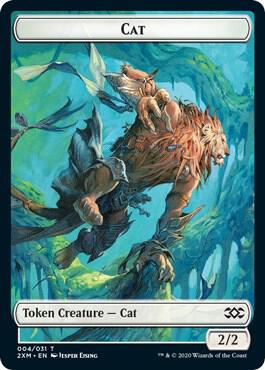 Cat // Germ Double-Sided Token, Double Masters 4 // 10